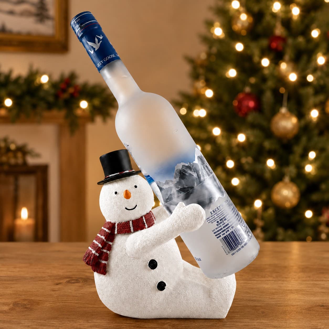 Snowman Wine Bottle Holder — photo 1