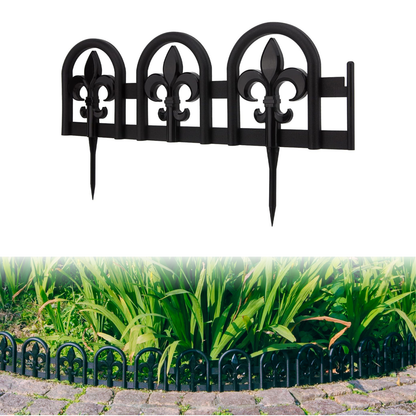 Fleur-De-Lis — Faux Wrought Iron Garden Edging