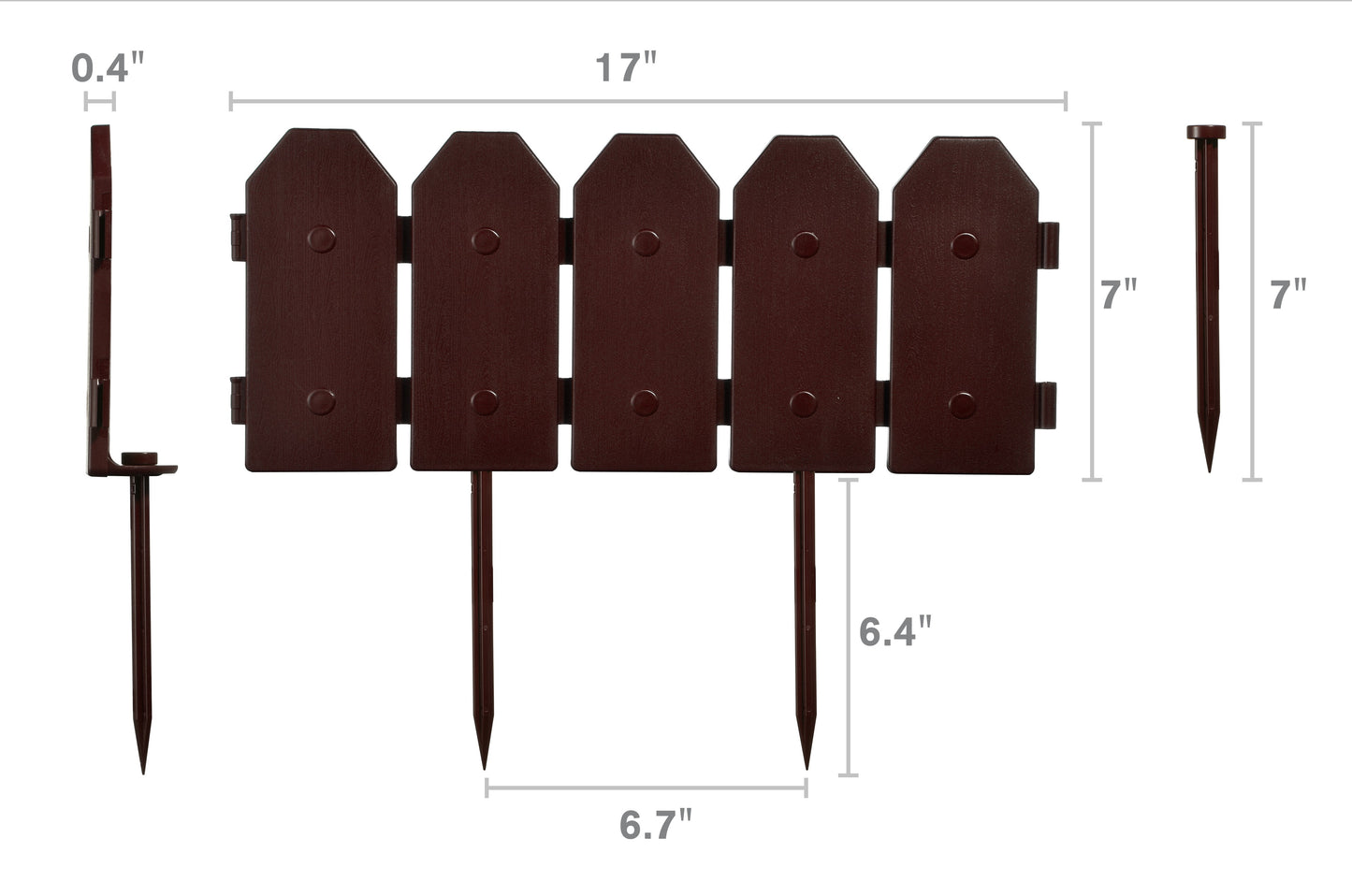 TimberLine II — Wood-Look Textured Garden Edging