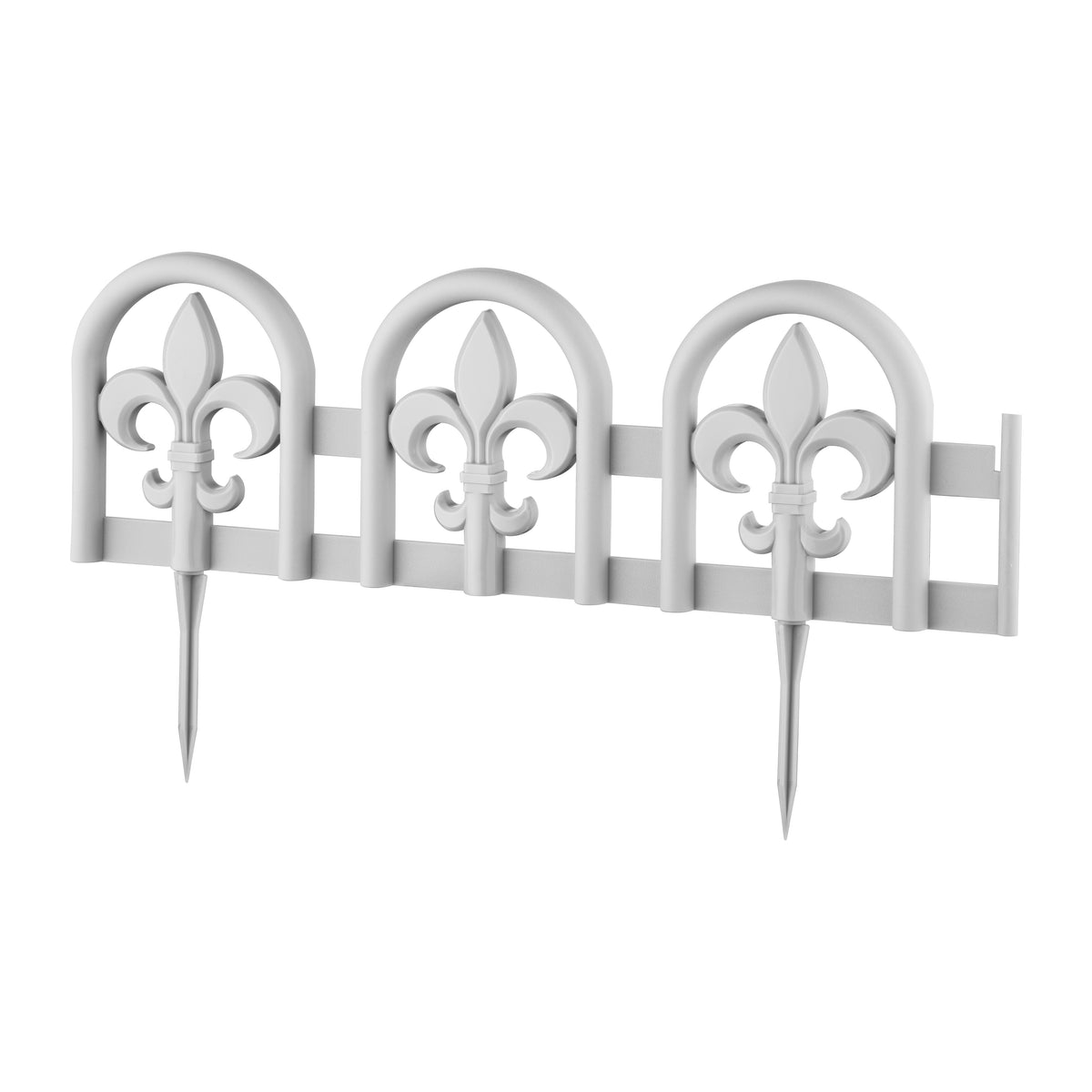 Fleur-De-Lis — Faux Wrought Iron Garden Edging