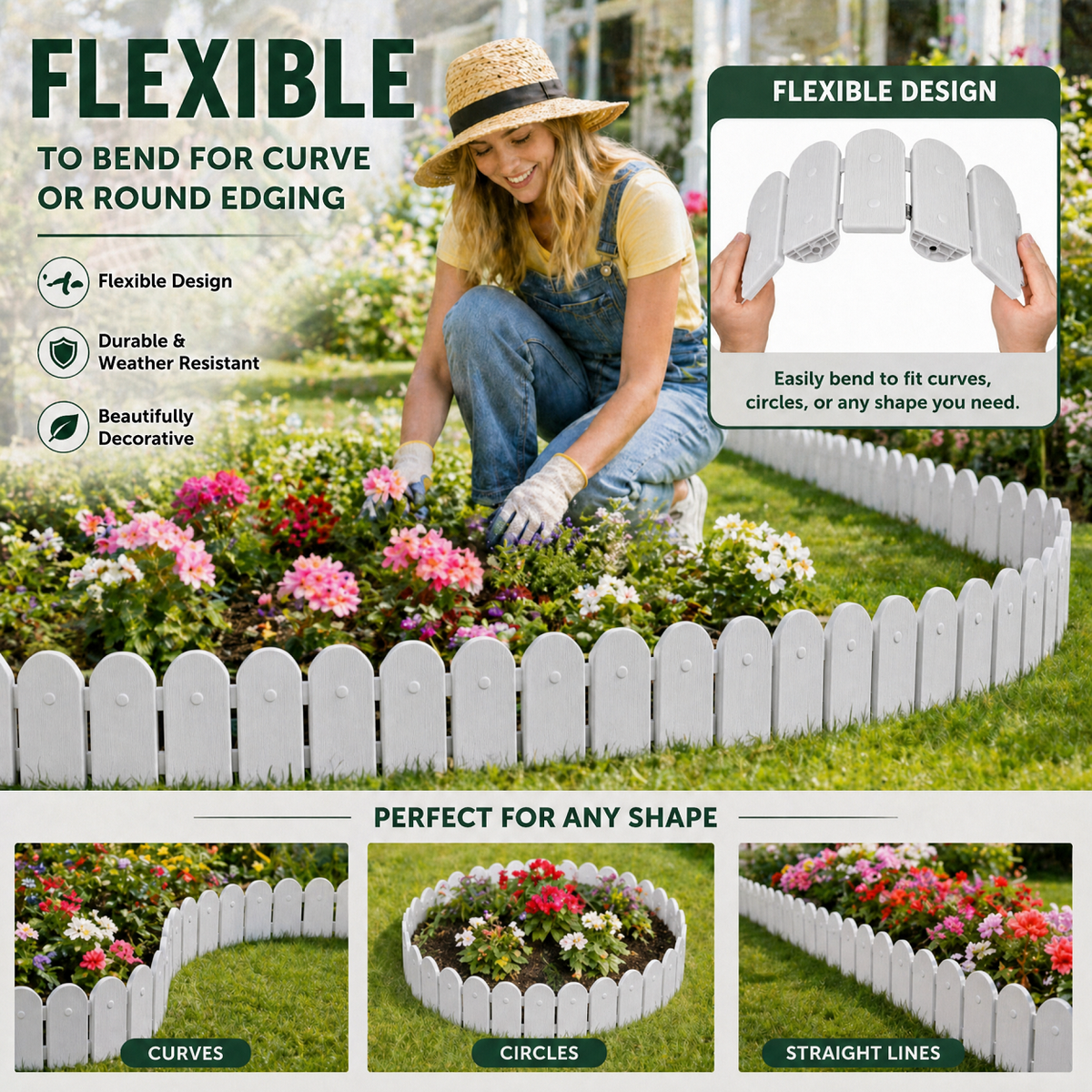 TimberLine — Wood-Look Textured Garden Edging
