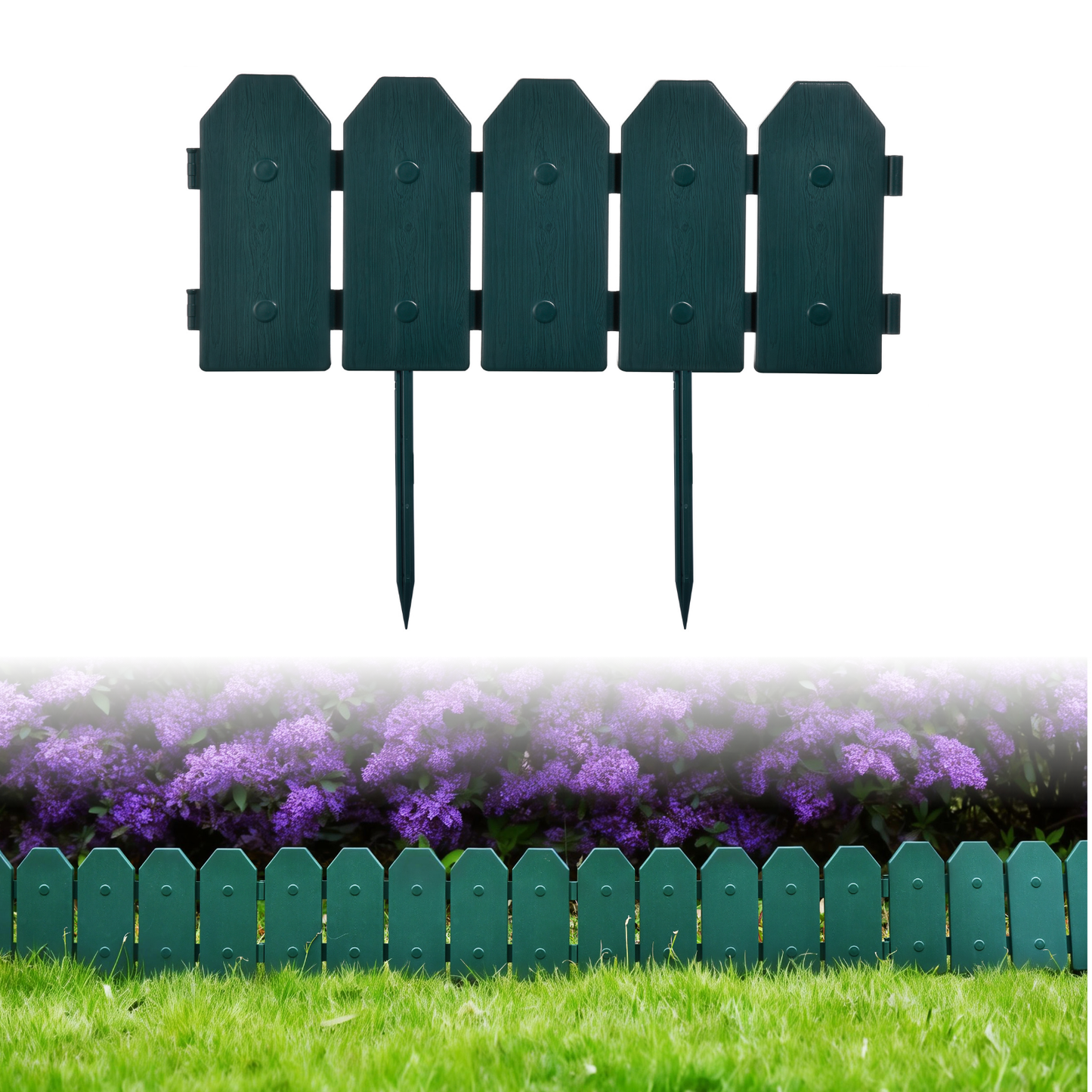 TimberLine II — Wood-Look Textured Garden Edging