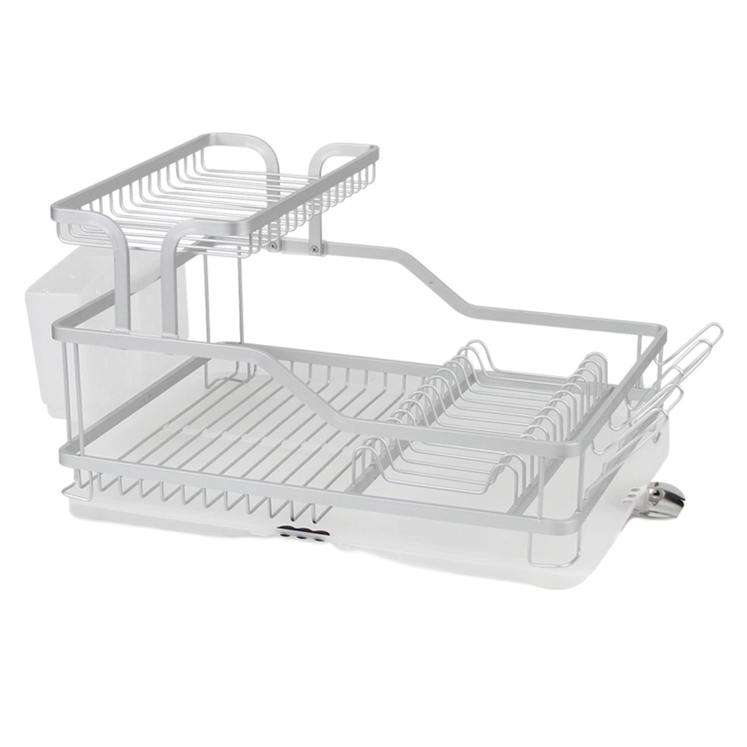 Evelyne Shower Soap Dish Rack with Suction Cup Stainless Steel Rim Organizer